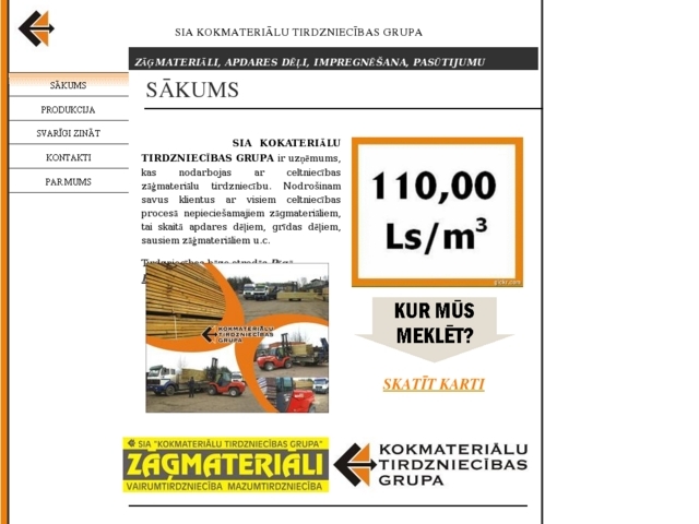 Kokmateriālu tirdzniecībaa grupa, SIA